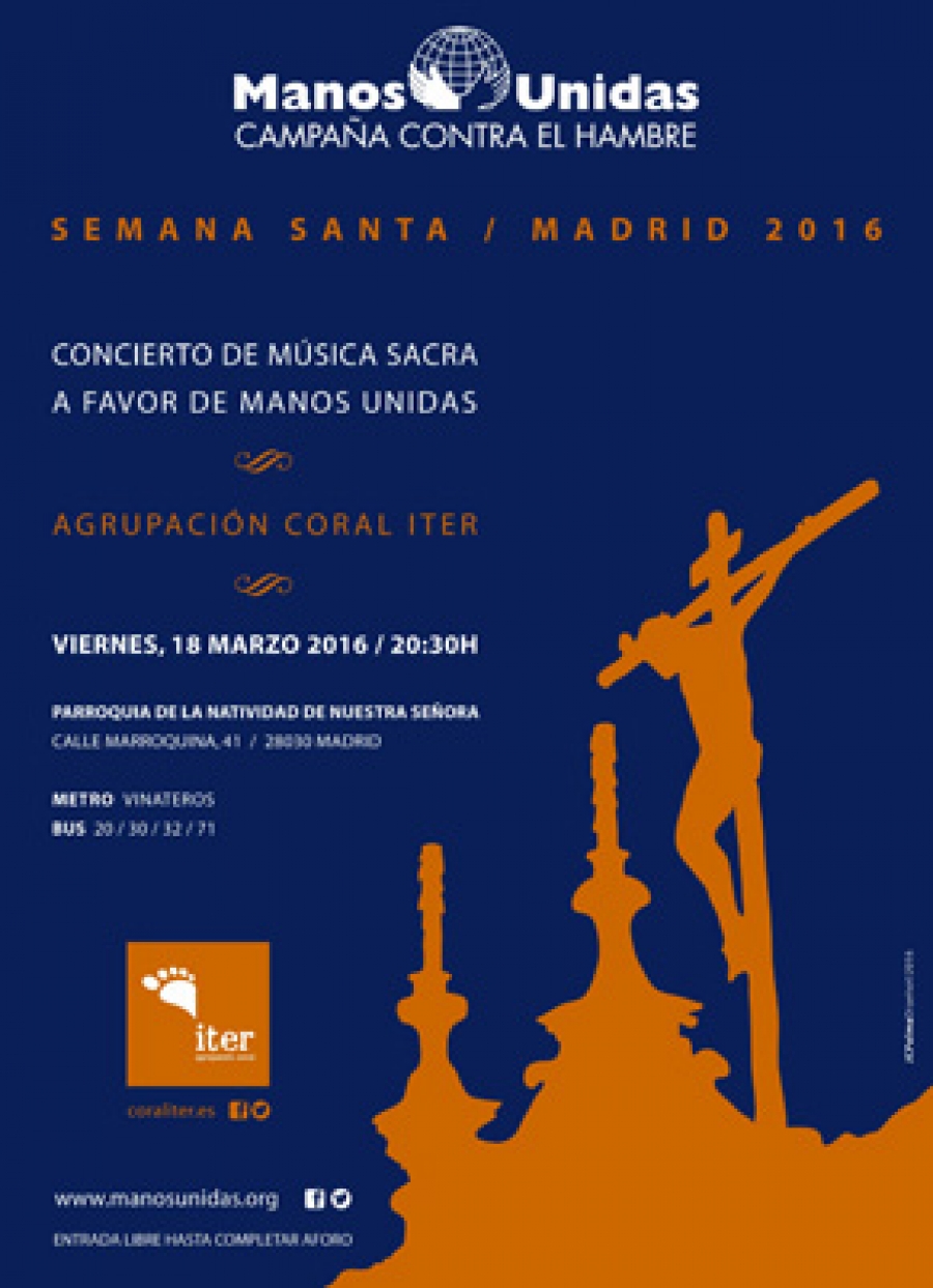 Concierto ben&eacute;fico a favor de Manos Unidas en la Natividad de Nuestra Se&ntilde;ora