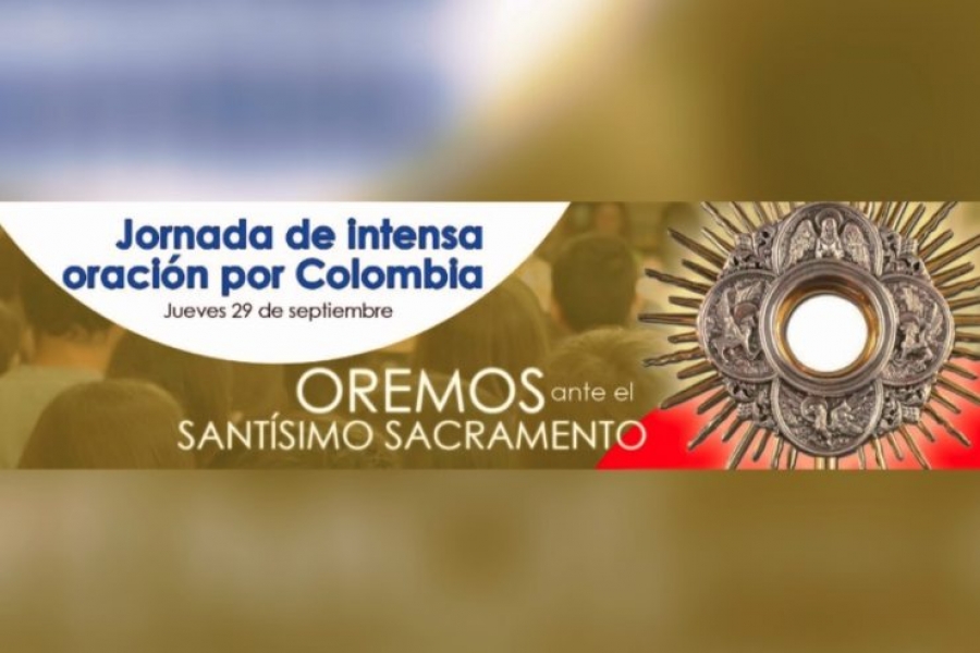 Jornada de oraci&oacute;n por la paz en Colombia