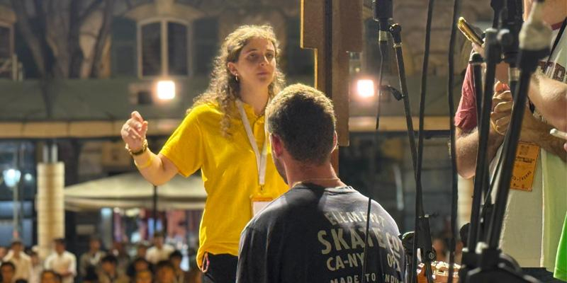 Myriam M&aacute;s, la voluntaria madrile&ntilde;a m&aacute;s joven de la peregrinaci&oacute;n a Roma: &laquo;La entrega antes que el disfrute&raquo;