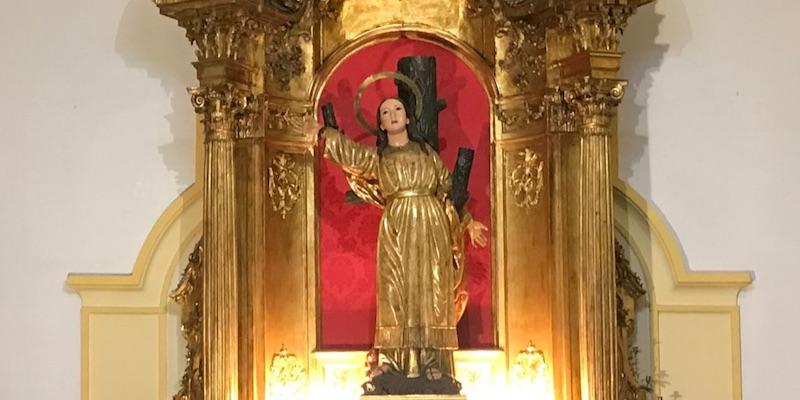 Santa Cristina acoge un triduo predicado por Jesús Cabellos en honor a la titular del templo