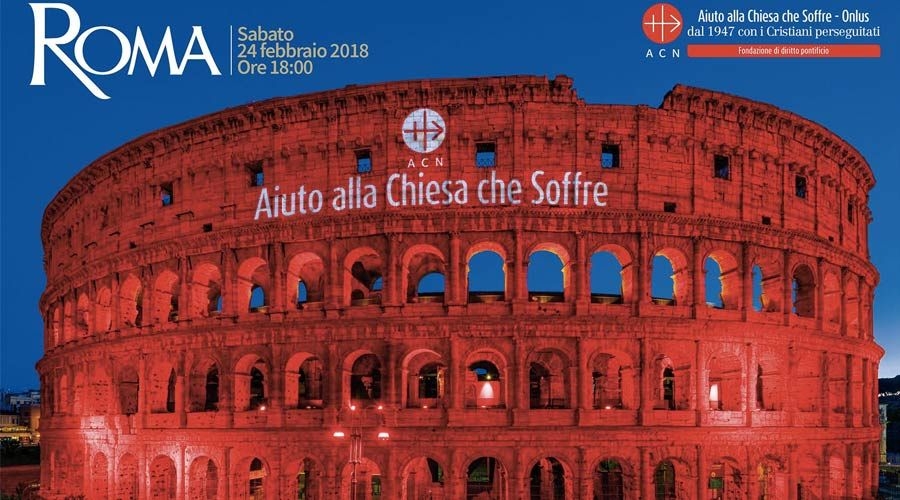 El Coliseo Romano se iluminar&aacute; de rojo para denunciar la persecuci&oacute;n de los cristianos