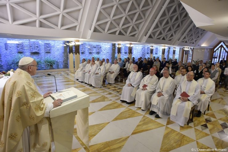 El Papa en Santa Marta: El crimen de Ca&iacute;n inici&oacute; con peque&ntilde;os resentimientos