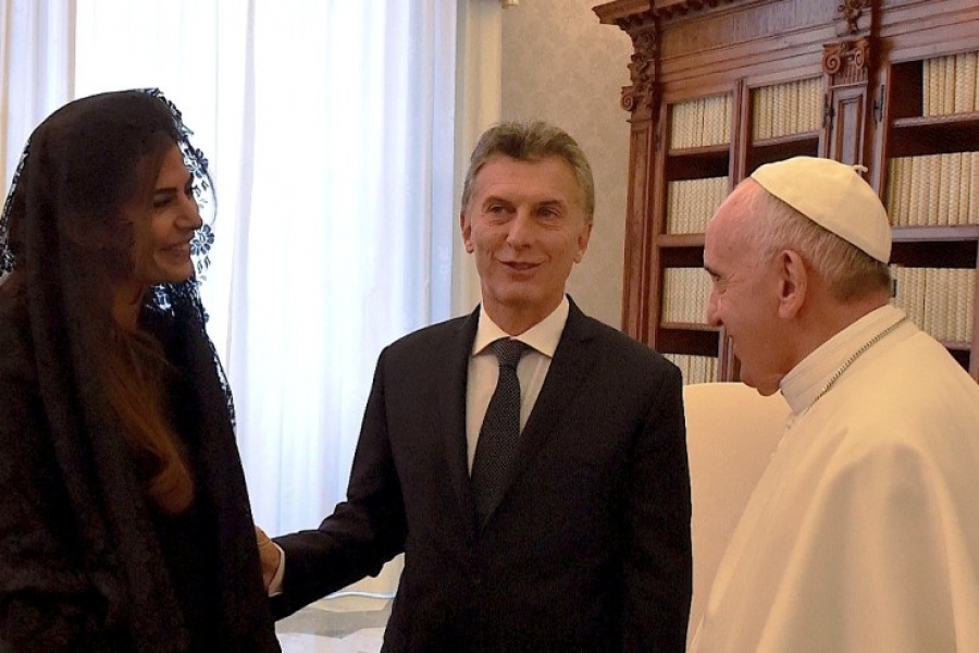 El Papa recibe al presidente Mauricio Macri