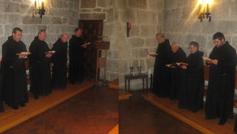 Los benedictinos del monasterio del Paular cantan una Misa gregoriana en San Vicente Mártir de Braojos con motivo de su 400 aniversario