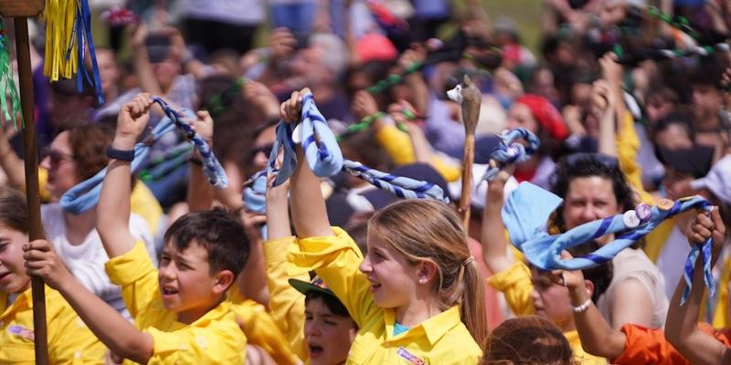 Más de 700 responsables, jóvenes y niños de Scouts de Madrid-MSC participan en el Jamscout2024