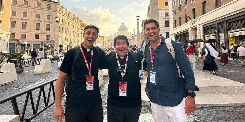 Fernando Rubio, desde Roma en el Jubileo de los 'influencers': &laquo;Quiero entregar mi vida por la Iglesia&raquo;