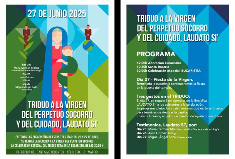 La parroquia del Sant&iacute;simo Redentor celebra el Triduo a la Virgen del Perpetuo Socorro: conoce todos los actos