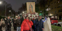 Festividad Virgen de Guadalupe: J&oacute;venes y familias peregrinan desde la parroquia Santa Mar&iacute;a Micaela para pedir por la vida, la familia y las madres embarazadas