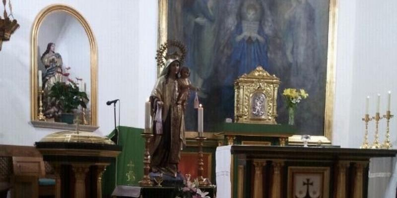 Diego José Figueroa preside en Nuestra Señora del Carmen de El Plantío una Misa solemne en honor a su titular