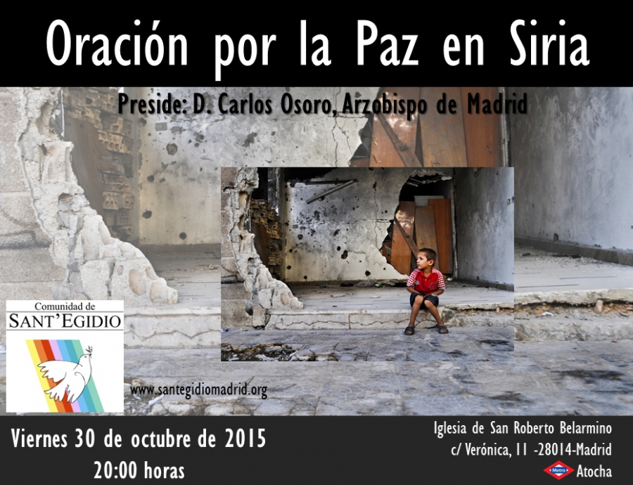 Oraci&oacute;n por la Paz en Siria presidida por el arzobispo de Madrid
