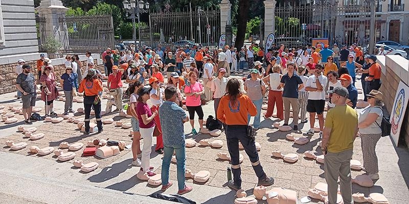 2.600 voluntarios del Papa se forman en primeros auxilios con Samur-Protecci&oacute;n Civil: &laquo;Son una gran ayuda para nosotros&raquo;