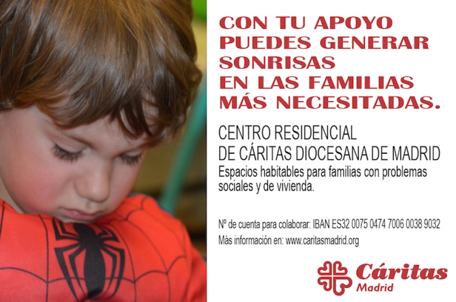 C&aacute;ritas Madrid se une a 'Vivir la alegr&iacute;a del amor en la familia'