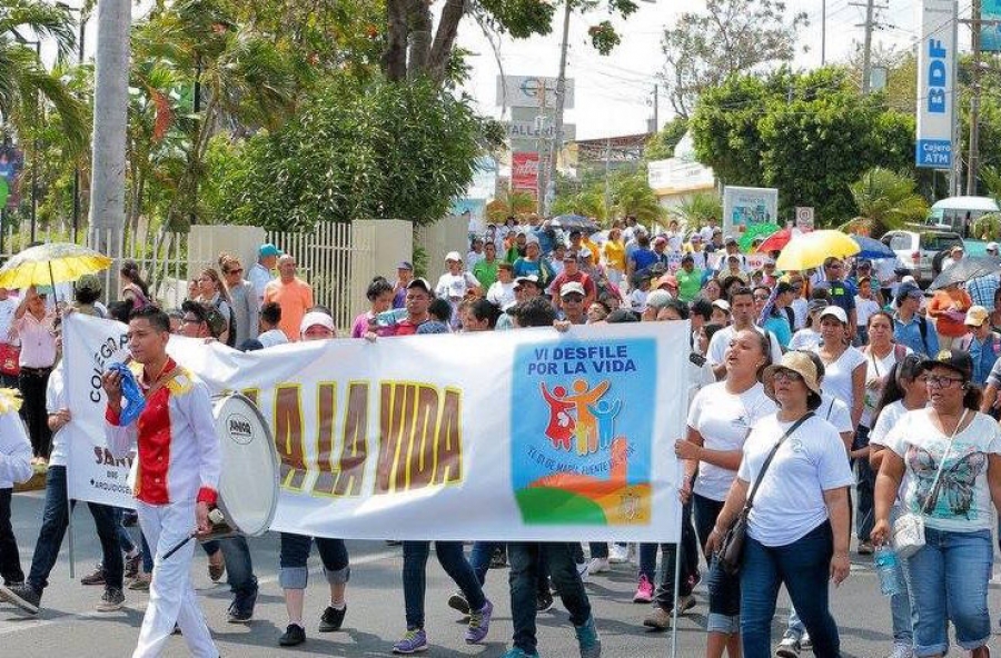 Nicaragua: masiva participaci&oacute;n en Managua en la IV marcha por la vida