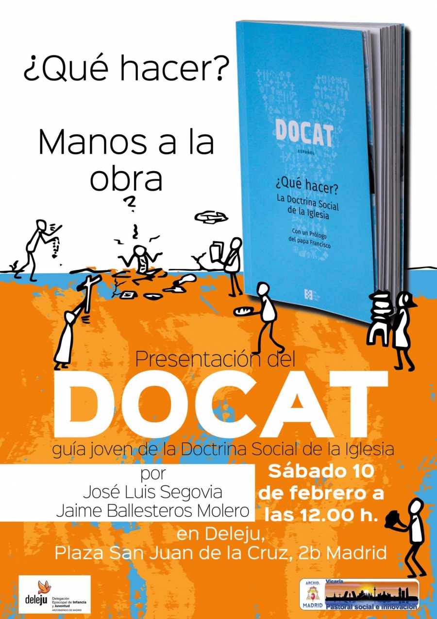 José Luis Segovia presenta el DOCAT o guía joven de la Doctrina Social de la Iglesia