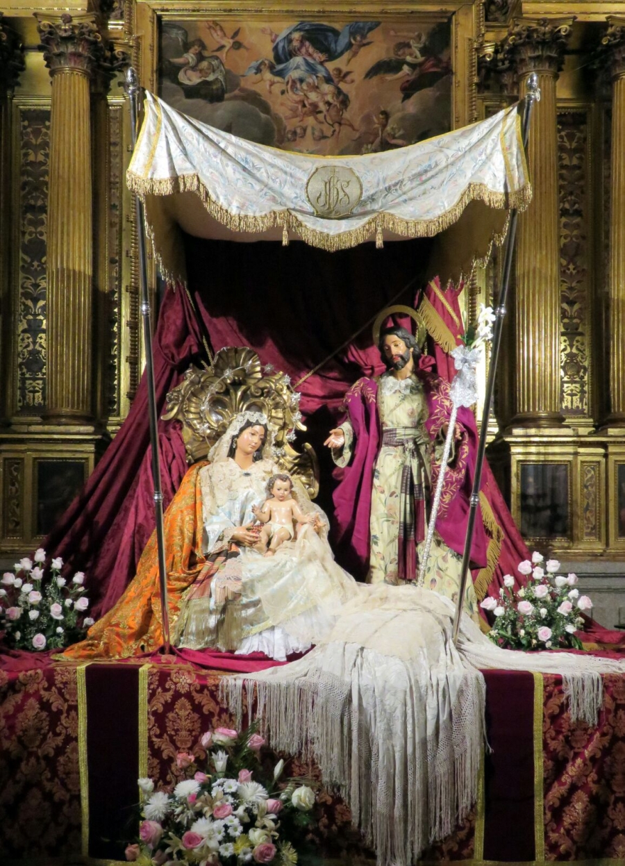 Instalado un Bel&eacute;n en la colegiata de San Isidro