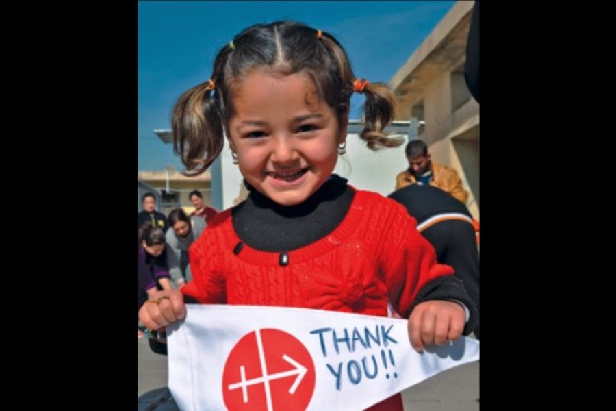 Francisco hace un donativo a AIN para la campa&ntilde;a 'S&eacute; t&uacute; la misericordia de Dios'