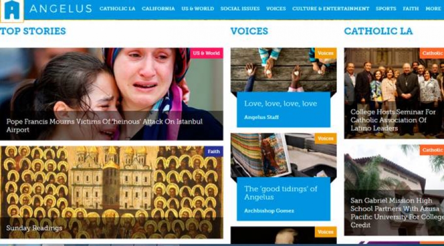 Arquidi&oacute;cesis de Los &Aacute;ngeles lanza nueva plataforma multimedia Angelus