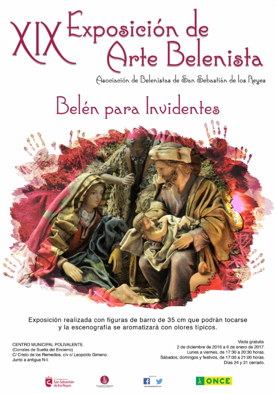 La asociaci&oacute;n belenista de San Sebasti&aacute;n de los Reyes organiza un bel&eacute;n para invidentes
