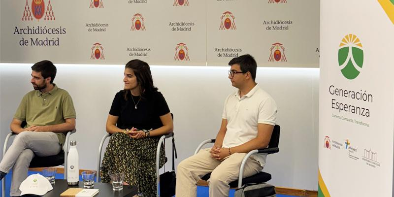 Natalia, Pablo y David, tras participar en Generaci&oacute;n Esperanza: &laquo;Nuestro primer deber es contar lo que hemos vivido&raquo;