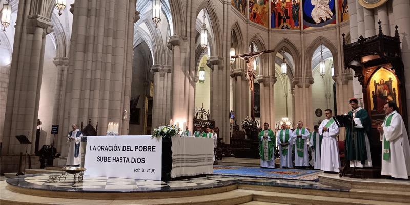 El cardenal Jos&eacute; Cobo, en la Misa de la VIII Jornada Mundial de los Pobres: &laquo;Sin vosotros no es posible entender el Evangelio&raquo;