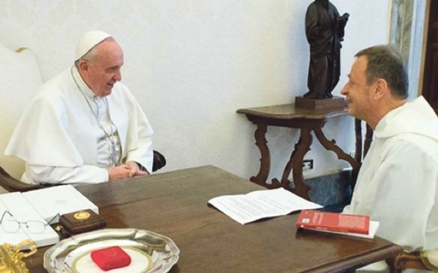 El hermano Alois fue recibido por el Papa Francisco