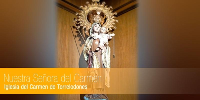 La Colonia de Torrelodones se prepara para su fiesta patronal con una novena en la iglesia del Carmen