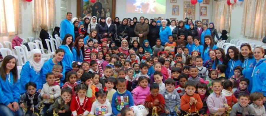 Columpios y toboganes en Siria&hellip; gracias a los maristas