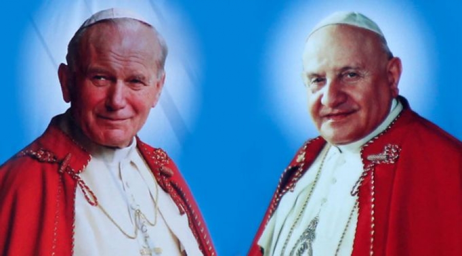 Celebramos 2 a&ntilde;os de la canonizaci&oacute;n de San Juan Pablo II y San Juan XXIII