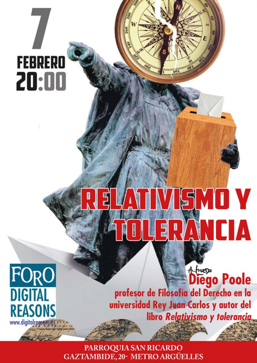 Diego Poole imparte una conferencia sobre relativismo y tolerancia en San Ricardo