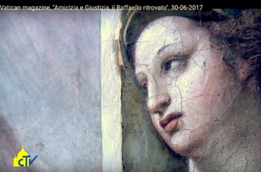 Museo Vaticano: descubren dos figuras pintadas por Rafael Sanzio