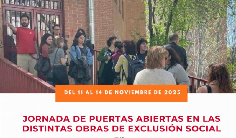 Jornada de Puertas Abiertas en las Obras de Exclusi&oacute;n Social de C&aacute;ritas Madrid, en el marco de la IX Jornada Mundial de los Pobres
