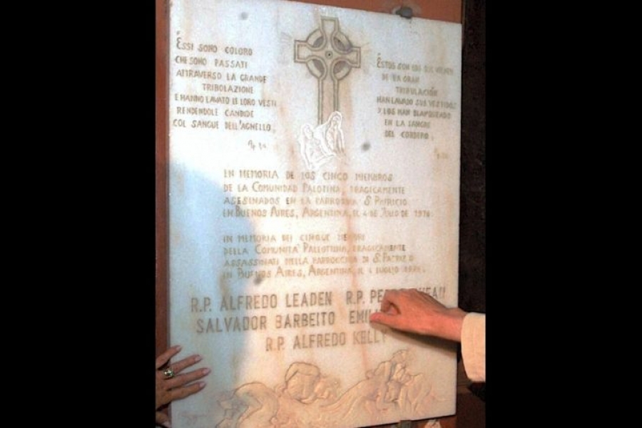 Recuerdan en Argentina los 40 a&ntilde;os de la Masacre de San Patricio