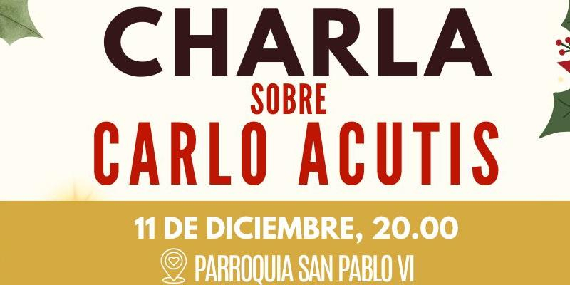 Charla de Isaac Merenciano sobre Carlo Acutis en la Parroquia San Pablo VI de Tres Cantos