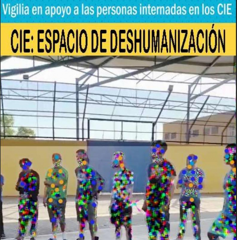 Vigilia solidaria por las personas internadas en los Centros de Internamiento de Extranjeros (CIE) en Aluche: &laquo;Que el silencio no sea c&oacute;mplice y que la esperanza sea m&aacute;s fuerte que los muros&raquo;
