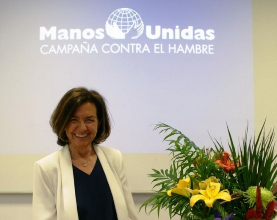 Clara Pardo entrega los Premios Manos Unidas
