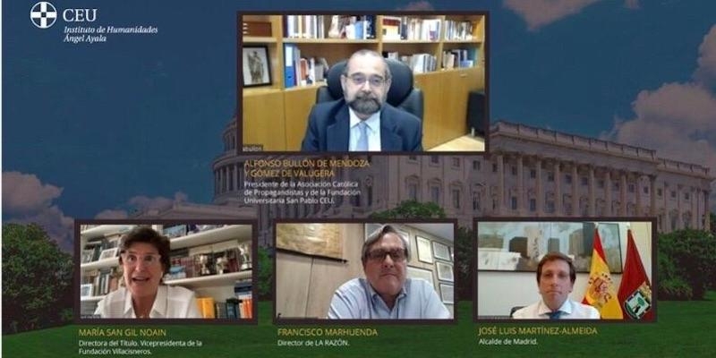 Mart&iacute;nez-Almeida anima a los j&oacute;venes a rearmar con valores la sociedad