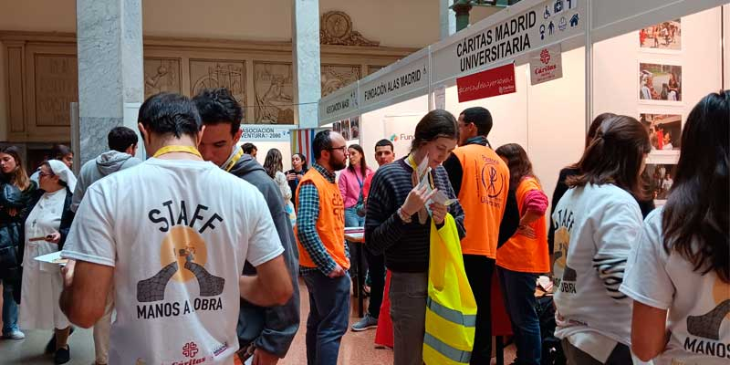 C&aacute;ritas Madrid participa un a&ntilde;o m&aacute;s en Volunfair, la feria de voluntariado universitario
