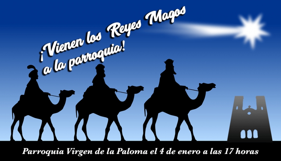 Los Magos de Oriente recogen las cartas de los peque&ntilde;os en la parroquia de la Paloma