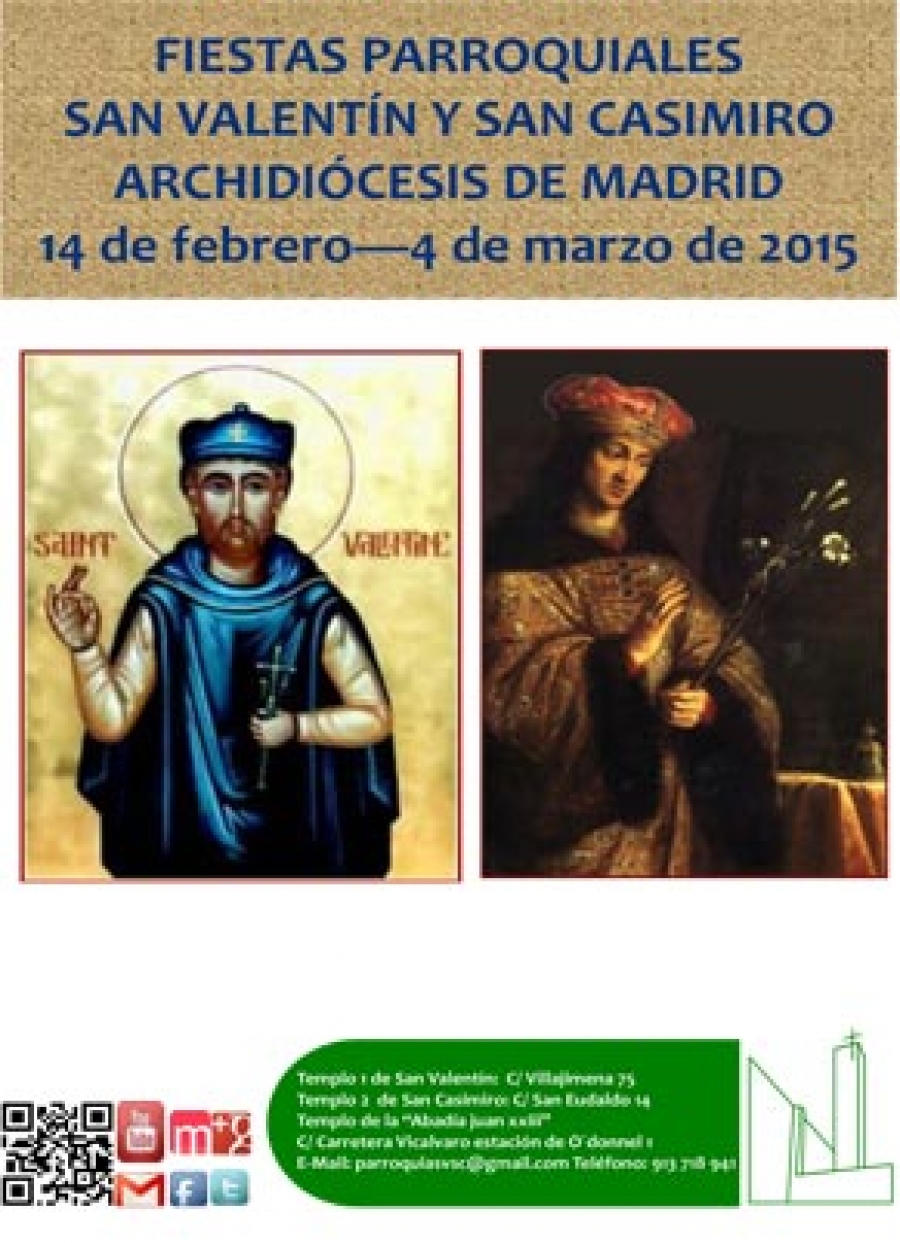 Fiestas parroquiales de San Valentín y San Casimiro