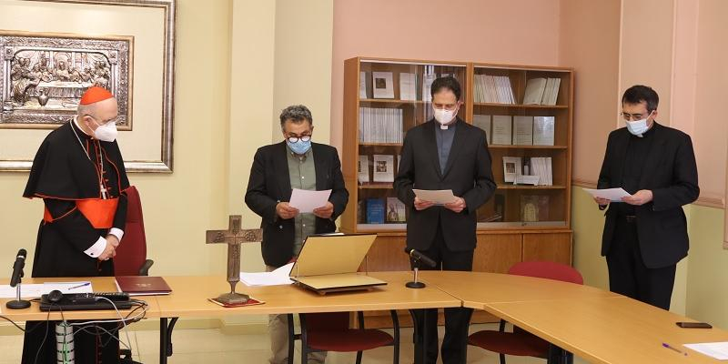 Toman posesi&oacute;n los nuevos vicerrectores y el nuevo decano de Derecho Can&oacute;nico de San D&aacute;maso