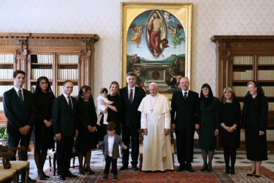 Croacia: audiencia al presidente del Gobierno de la Rep&uacute;blica, Andrej Plenković