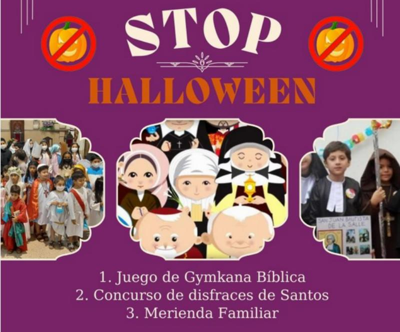 Los j&oacute;venes de Nuestra Se&ntilde;ora del Puig y San Timoteo ponen en marcha la iniciativa "Stop Halloween"