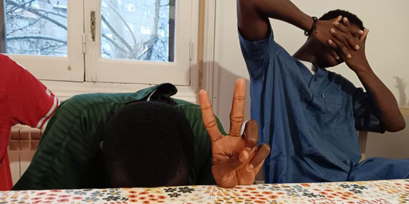 Amadou, de Mali, acogido gracias a los Corredores de Hospitalidad en Madrid: &laquo;Mi pueblo fue atacado tres veces, ten&iacute;a miedo, vi a gente matar&hellip; Yo sab&iacute;a que aqu&iacute; estaba m&aacute;s seguro&raquo;