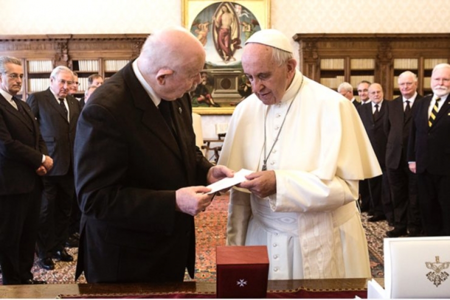El Santo Padre recibe a la Soberana Orden de Malta