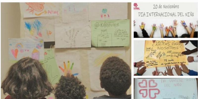 C&aacute;ritas Madrid se une al D&iacute;a Mundial de la Infancia con el lema &laquo;Paraguas para protegernos&raquo;