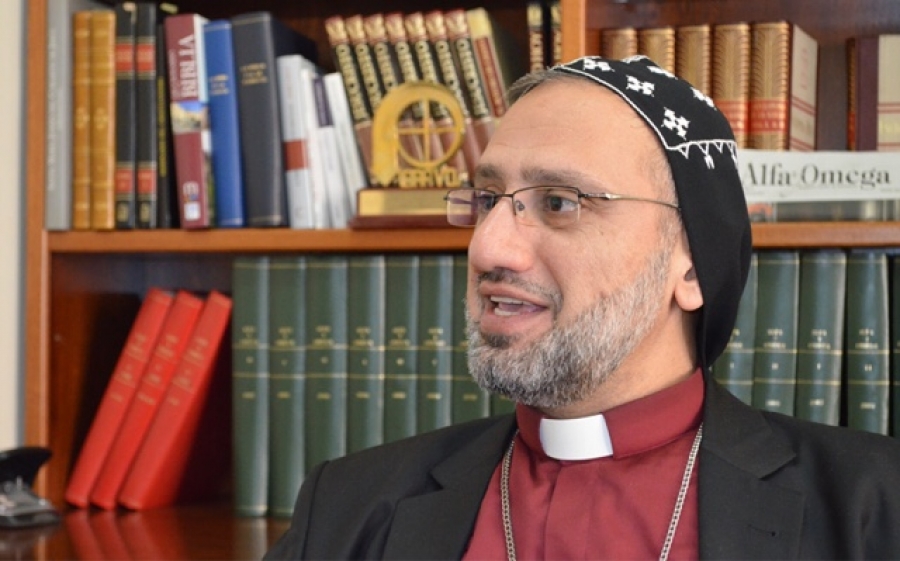 El arzobispo Nicolaos Matti participa este viernes en los encuentros con el Oriente cristiano en la parroquia del Sant&iacute;simo Redentor