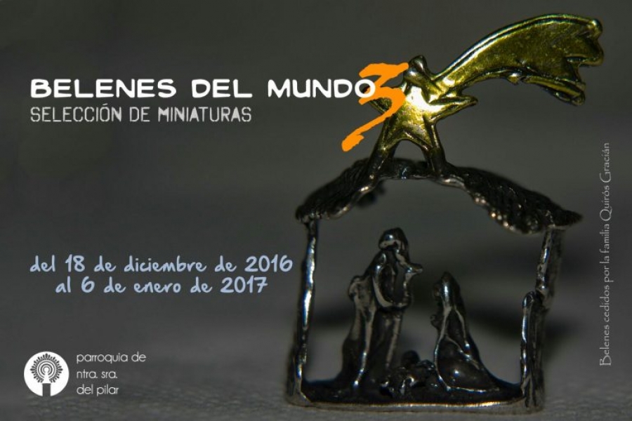 Exposici&oacute;n de belenes del mundo en la parroquia del Pilar