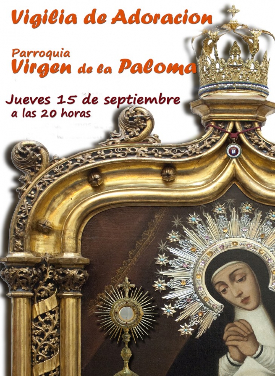 Vigilia de adoraci&oacute;n en la parroquia Virgen de la Paloma