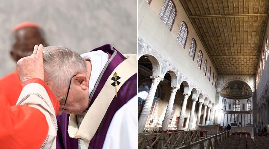 Antigua iglesia de Roma acoger&aacute; al Papa Francisco en Mi&eacute;rcoles de Ceniza