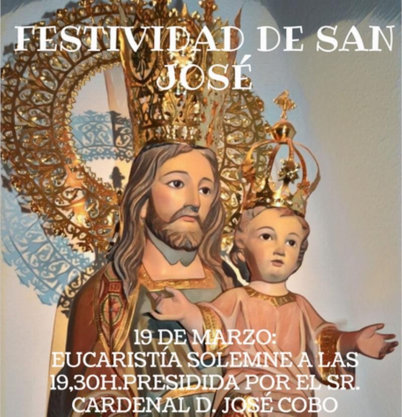 El cardenal Jos&eacute; Cobo preside una misa en la parroquia san Jos&eacute; de la Monta&ntilde;a